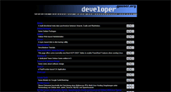 Desktop Screenshot of developer.gauner.org